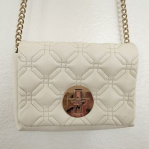 KATE SPADE Quilted Turn Lock Leather Crossbody Bag